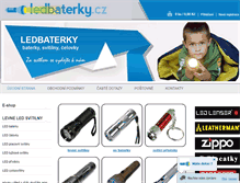 Tablet Screenshot of ledbaterky.cz